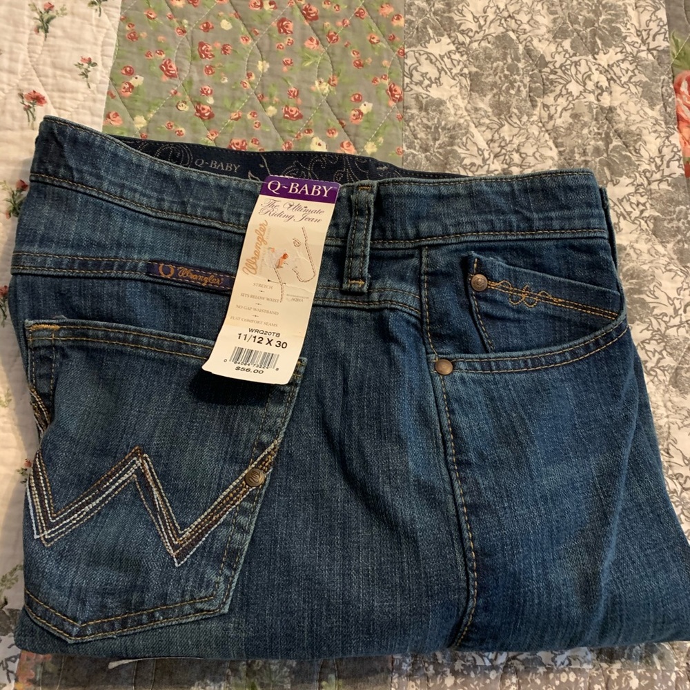 Q-baby Wrangler jeans, The Ultamite Riding Jean!